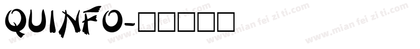 Quinfo字体转换