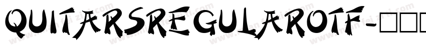QuitarsRegularotf字体转换