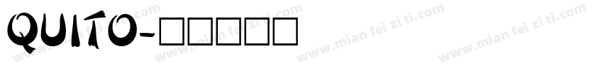 Quito字体转换