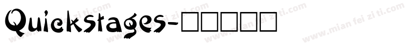 Quickstages字体转换