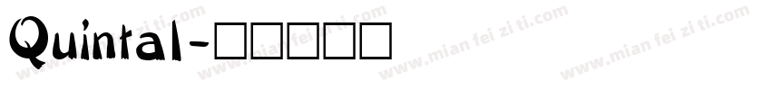 Quintal字体转换