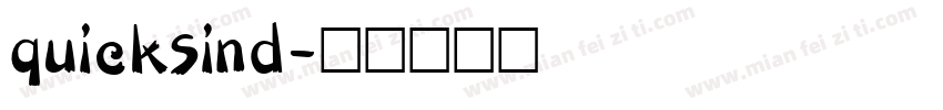 quicksind字体转换