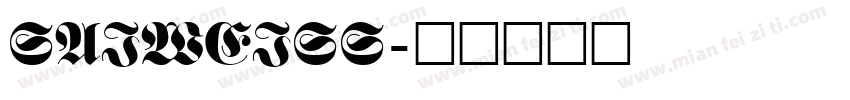 SAIWEISS字体转换