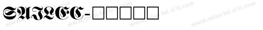 Sailec字体转换