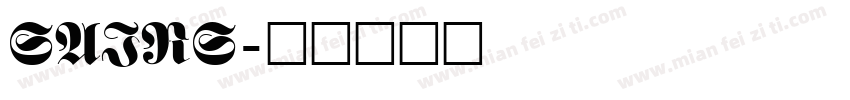 sairs字体转换