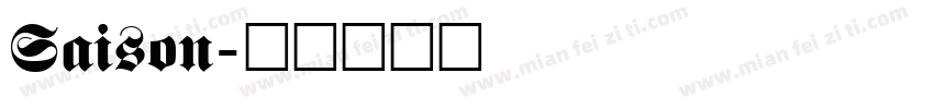 Saison字体转换