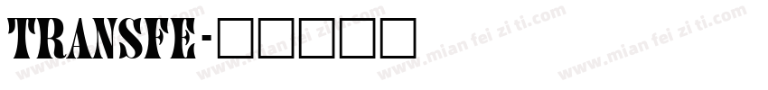 Transfe字体转换