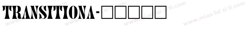 Transitiona字体转换