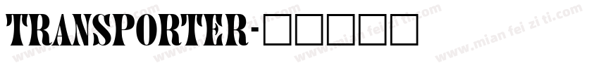 Transporter字体转换