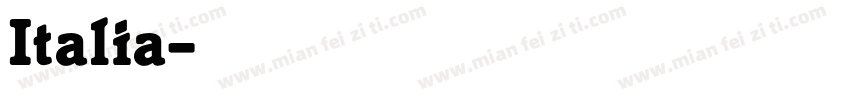 Italia字体转换