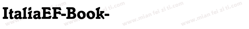 ItaliaEF-Book字体转换