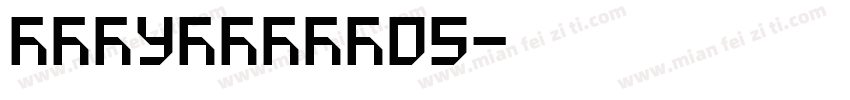 IndustryW05字体转换