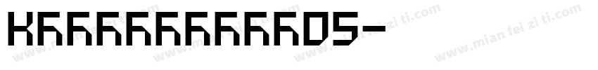 KimberleyW05字体转换