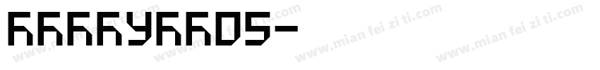 TarsusW05字体转换