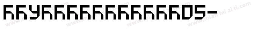 brutaextendedw05字体转换