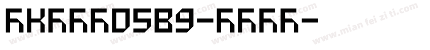 ikers05v9-logo字体转换