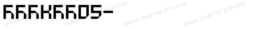 jinkai05字体转换