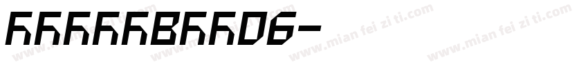 CorsivaW06字体转换