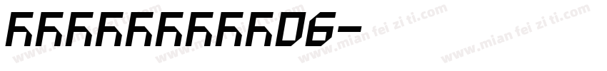 hanwangGB06字体转换