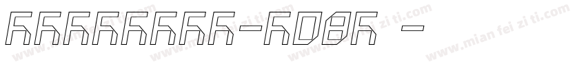 fzxiheii-z08t字体字体转换
