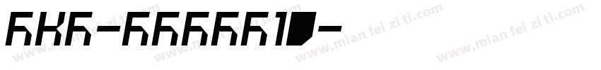 BKM-cmmib10字体转换
