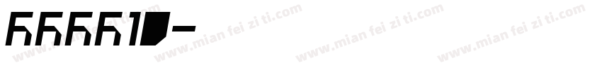 DINW10字体转换