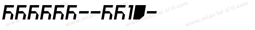 FZHTFW--GB10字体转换