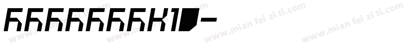 FZXBSGBK10字体转换
