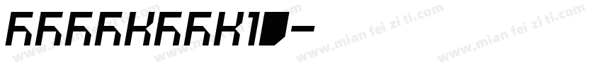 FZZYKGBK10字体转换