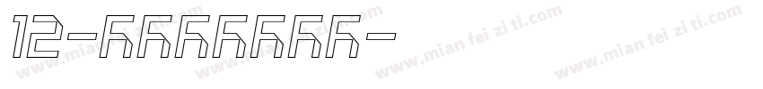 12-BOLDCHF字体转换