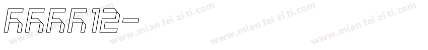 CMMI12字体转换