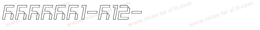 DFPPOP1-W12字体转换