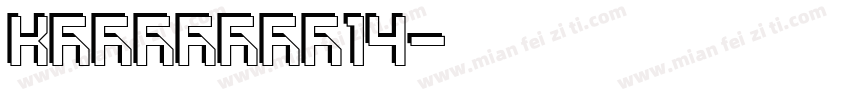 KoreanGD14字体转换