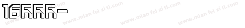 16wcb字体转换