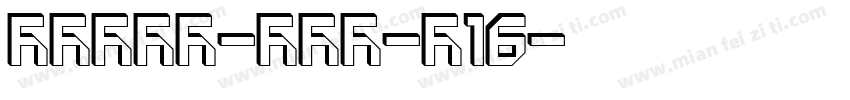 Didot-HTF-M16字体转换