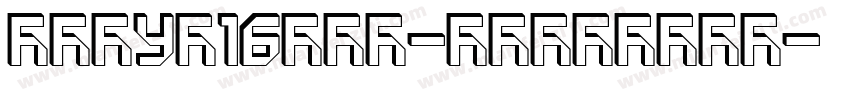 zihun16hao-xiaowanz字体转换