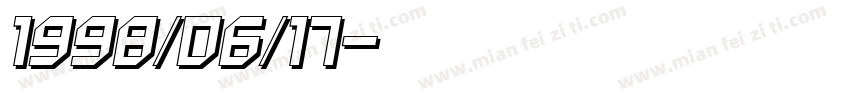 1998/06/17字体转换