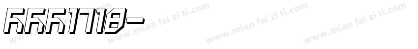 fcb1718字体转换