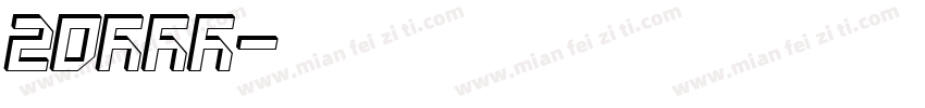 20TSI字体转换