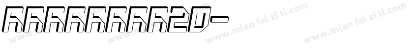 Impacted20字体转换