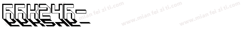 HZK24T字体转换