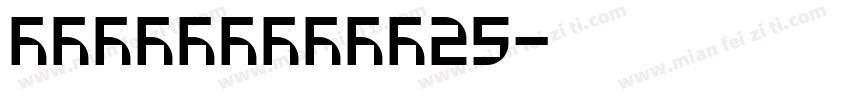 HaanYGodic25字体转换