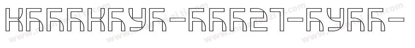 Knockout-HTF27-Juni字体转换