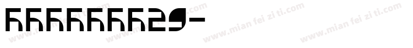 TypoldW29字体转换