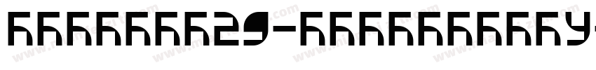 WinnerW29-NarrowRegu字体转换
