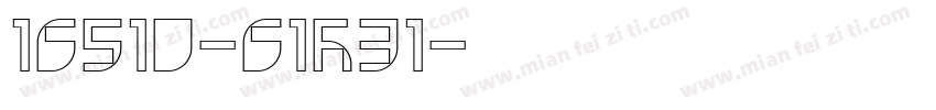 16510-61A31字体转换