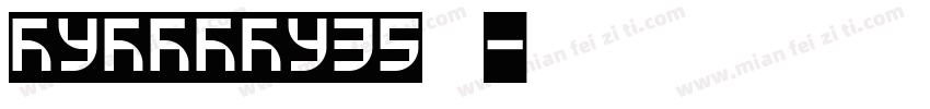 yuantou35字体下载字体转换