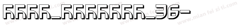 font_agencyb_36字体转换