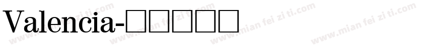 Valencia字体转换