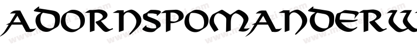 AdornSPomanderW00-Bo字体转换